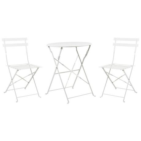 Beliani Bistro Set aus Stahl Modern FIORI  