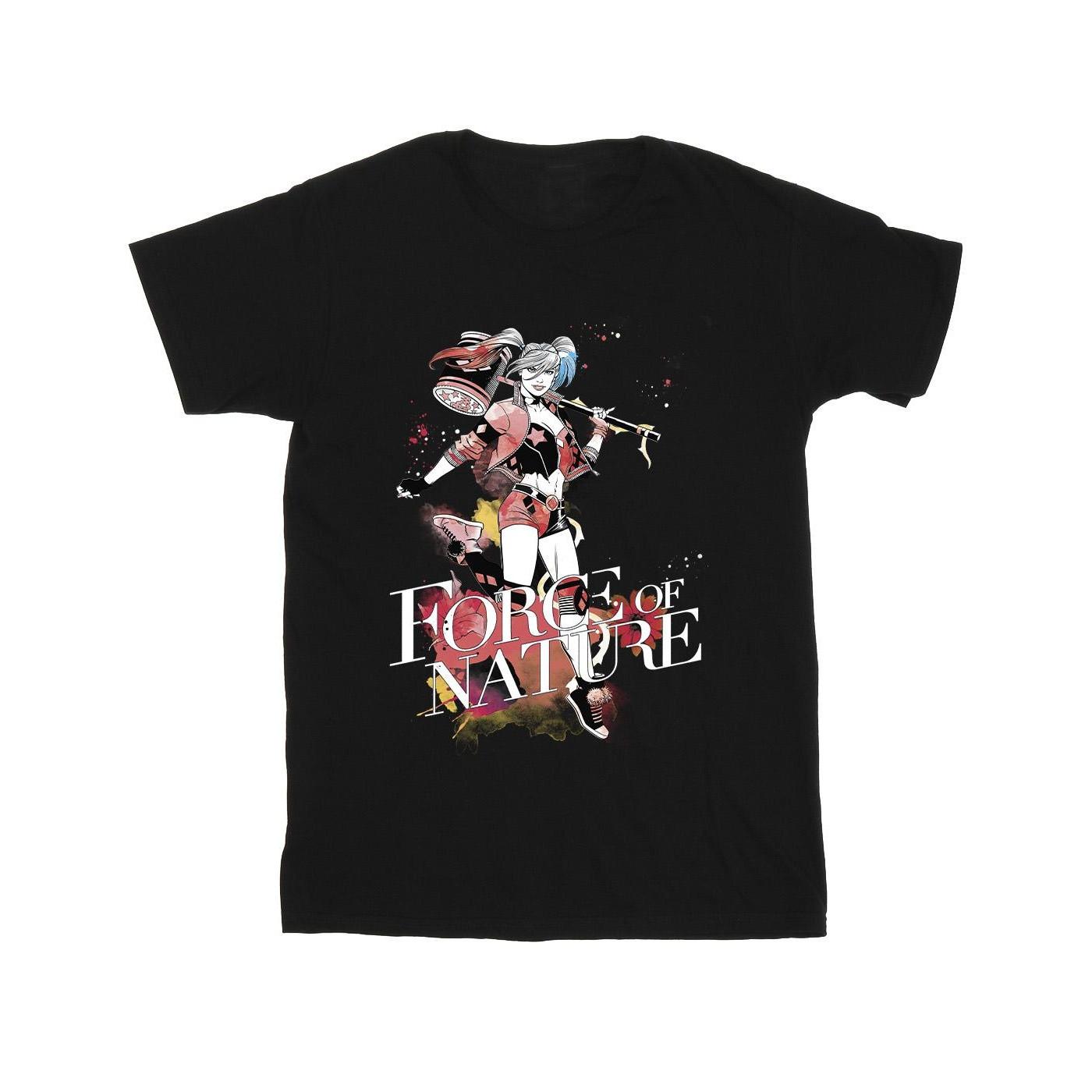 Image of Harley Quinn Forces Of Nature Tshirt Herren Schwarz XL