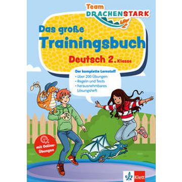 Klett Team Drachenstark: Das große Trainingsbuch Deutsch 2. Klasse