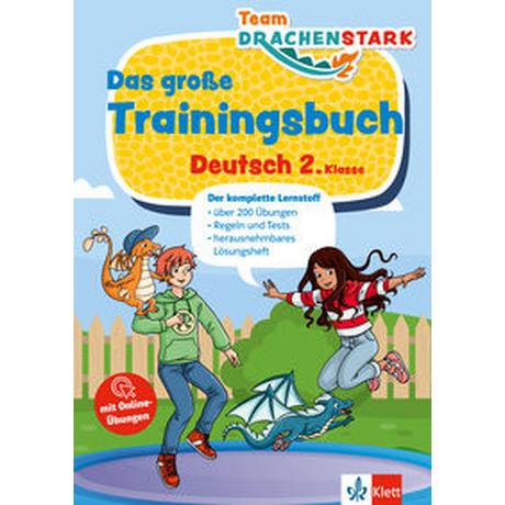 Klett Team Drachenstark: Das große Trainingsbuch Deutsch 2. Klasse Kein Autor Couverture rigide 