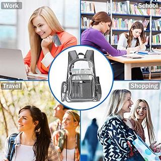 Only-bags.store Sac à Dos Transparent en Plastique Étanche  