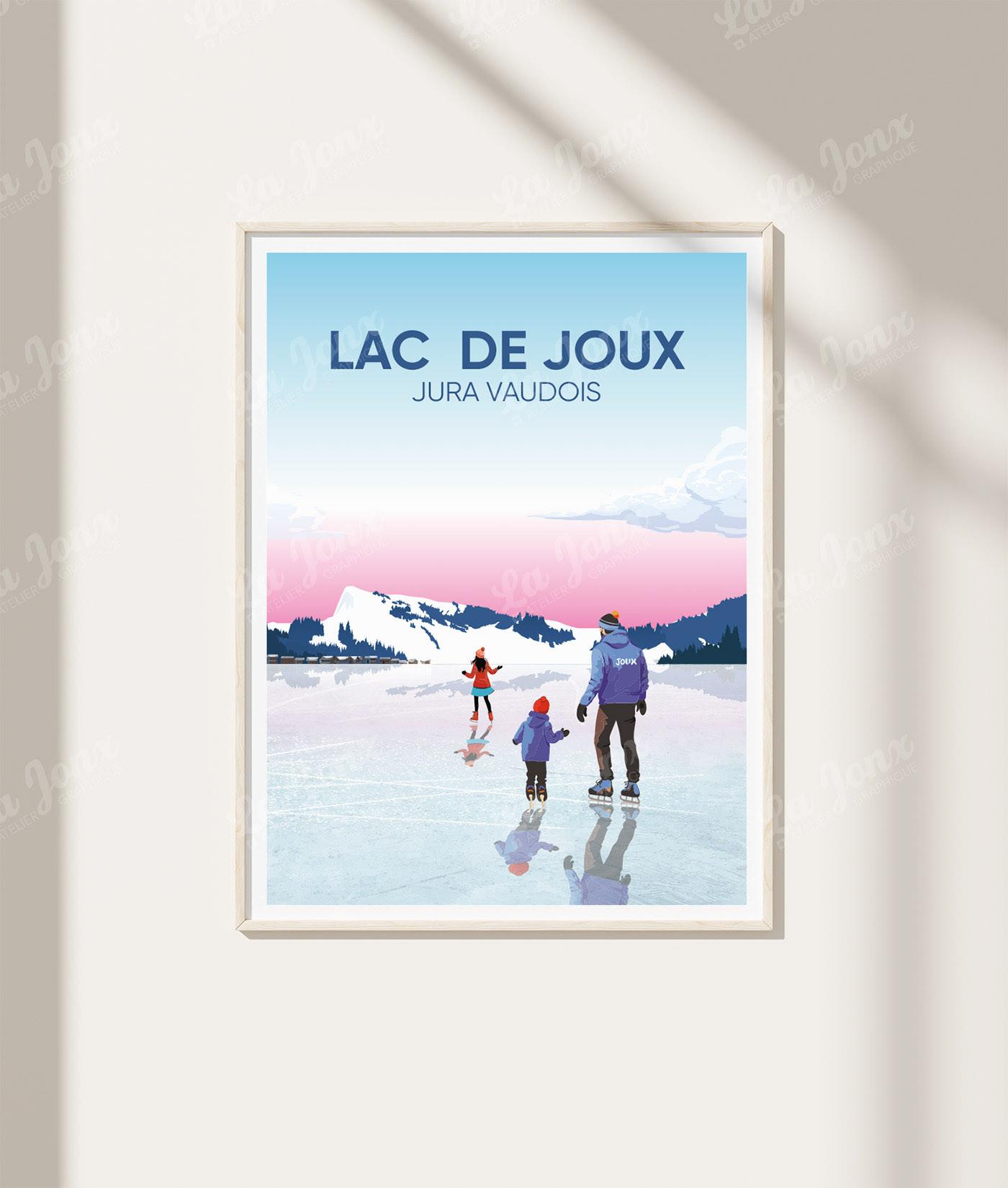 La-Jonx Lac de Joux - Poster  