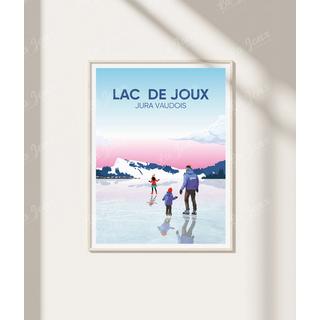 La-Jonx Lac de Joux - Poster  