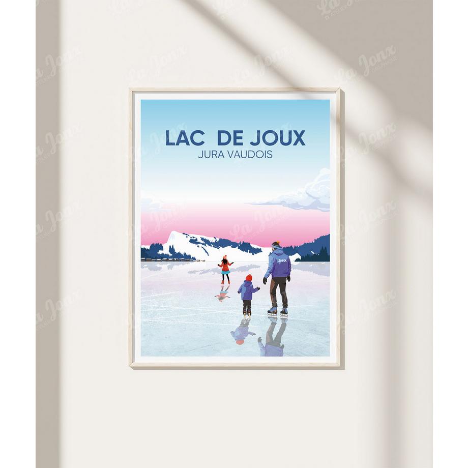 La-Jonx Lac de Joux - Poster  