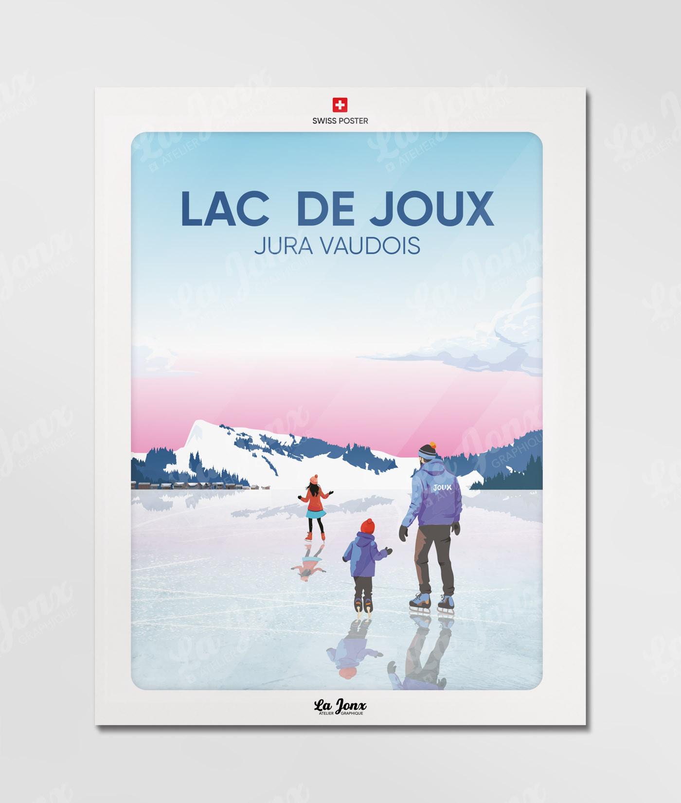 La-Jonx Lac de Joux - Poster  