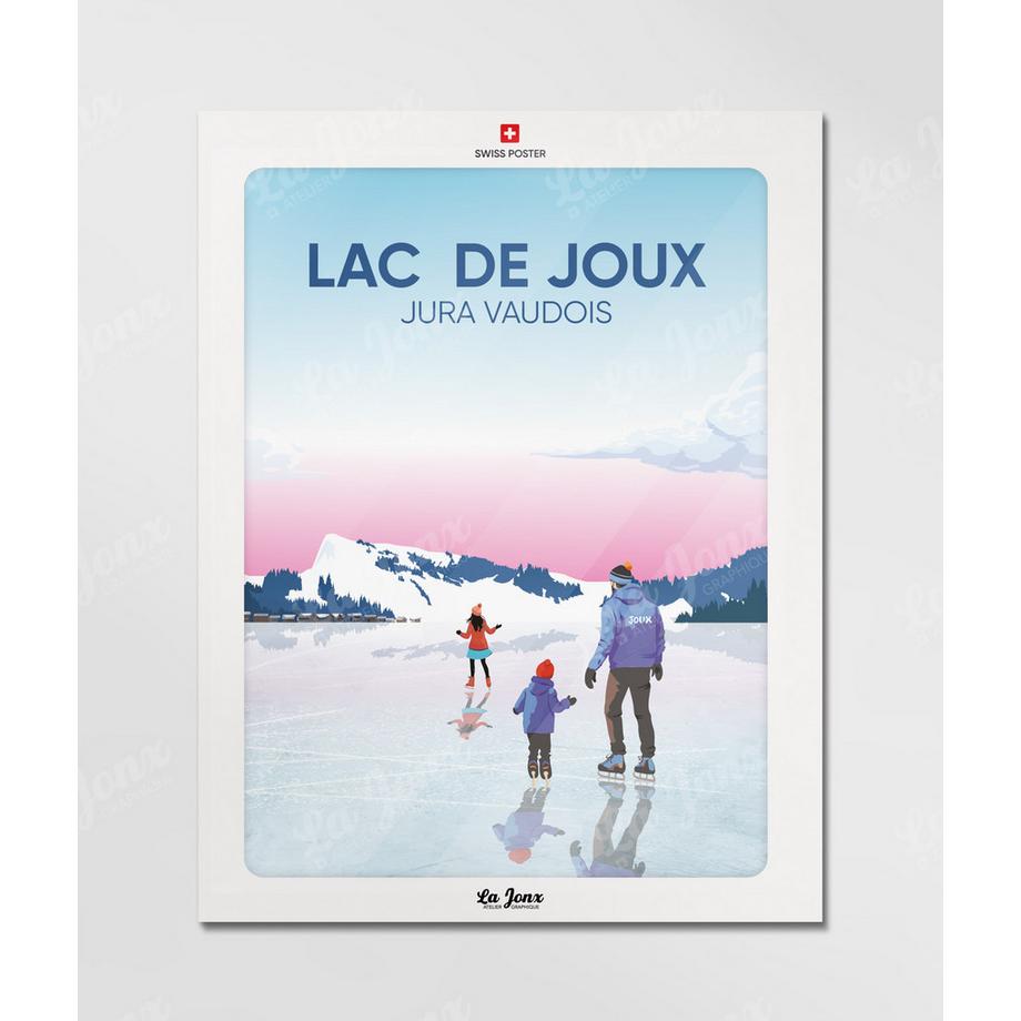La-Jonx Lac de Joux - Poster  