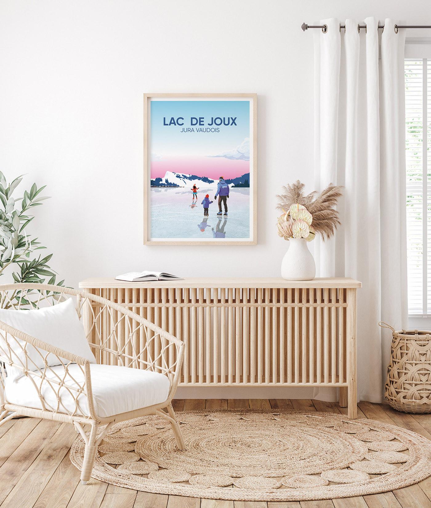 La-Jonx Lac de Joux - Poster  