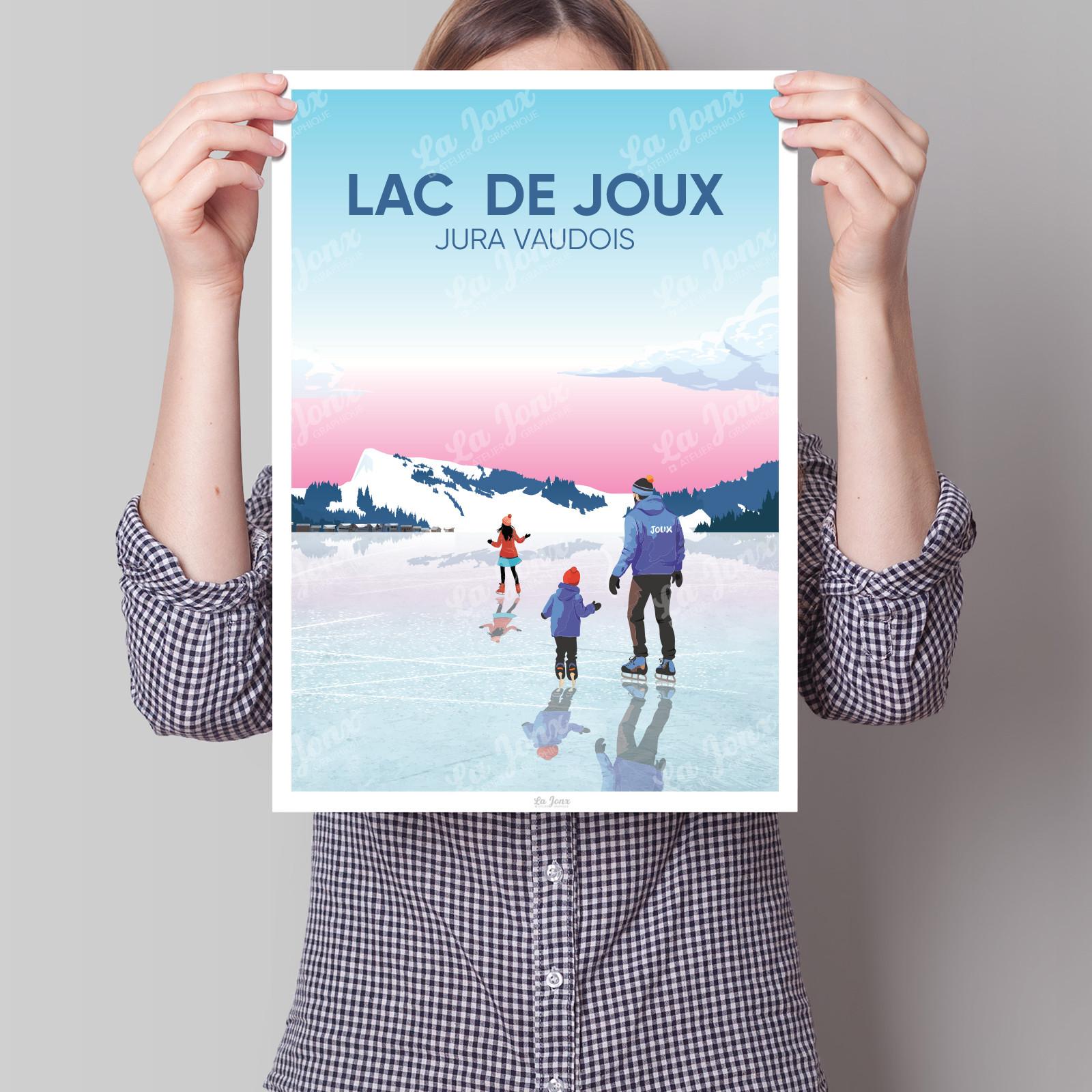 La-Jonx Lac de Joux - Poster  