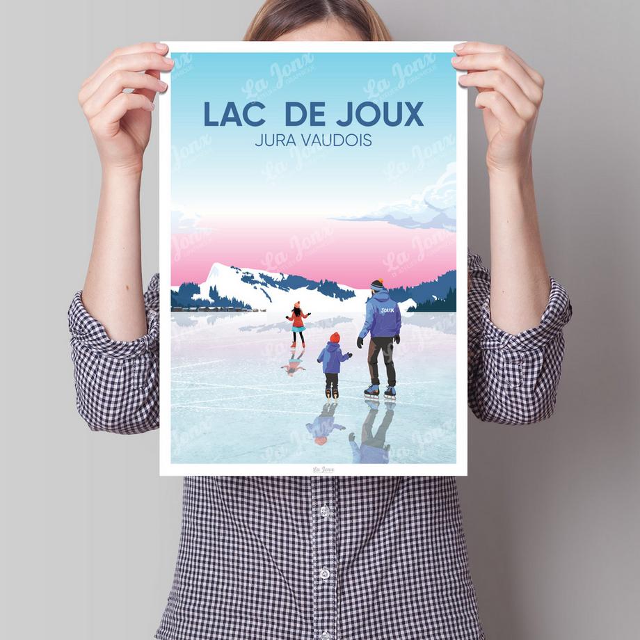 La-Jonx Lac de Joux - Poster  
