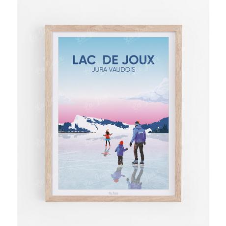 La-Jonx Lac de Joux - Poster  