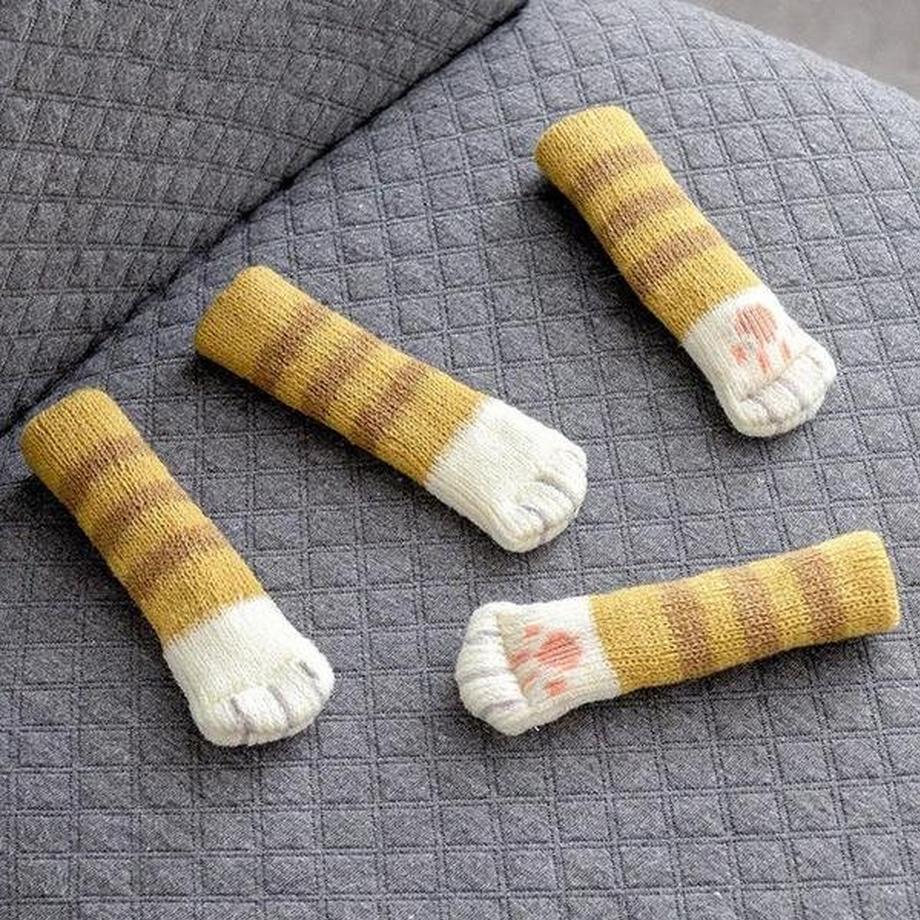 Northio  4 calzini per mobili - Zampe di gatto 