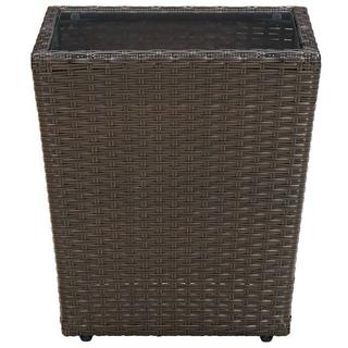 VidaXL Beistelltisch poly-rattan  