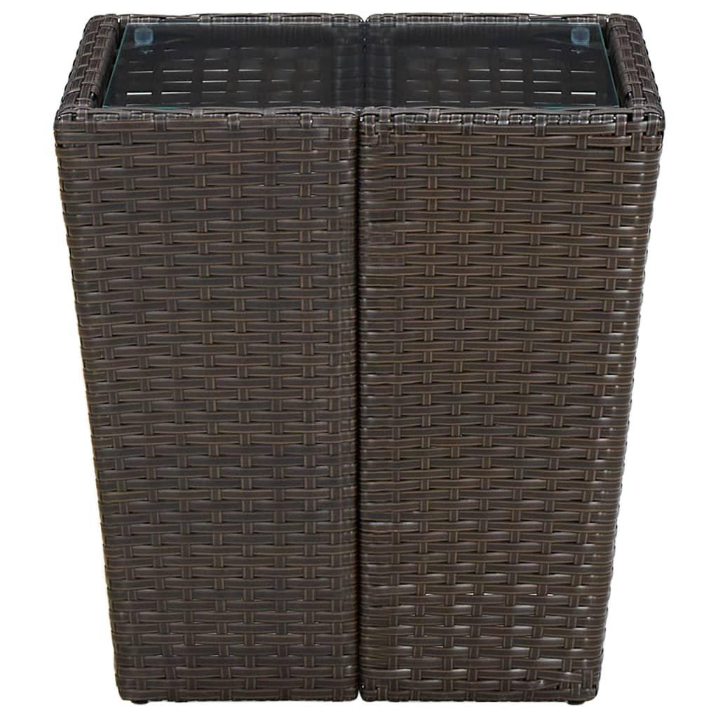 VidaXL Beistelltisch poly-rattan  