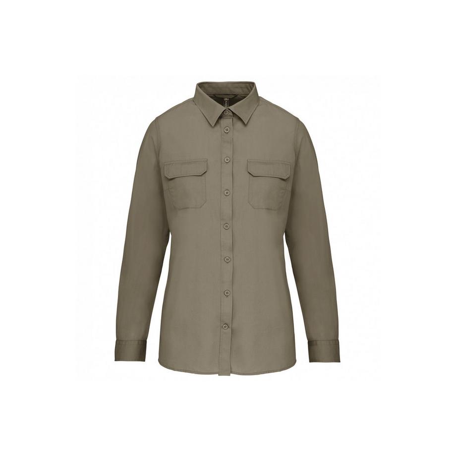 langarmshirt safari