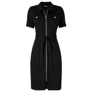 Joe Browns Robe en Jean Vintage Fermeture Éclair Avant Matière Extensible  