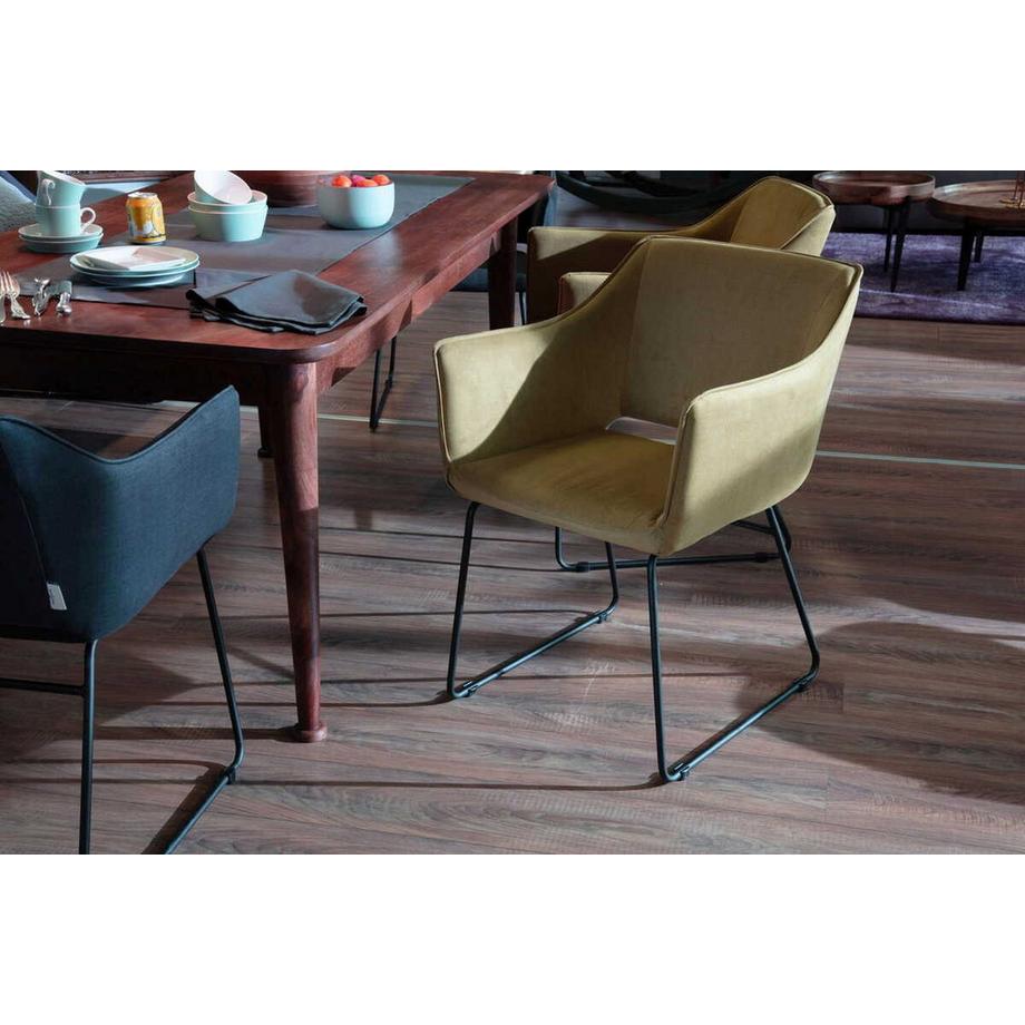 mutoni Poltrona Niel Mustard (set di 2)  