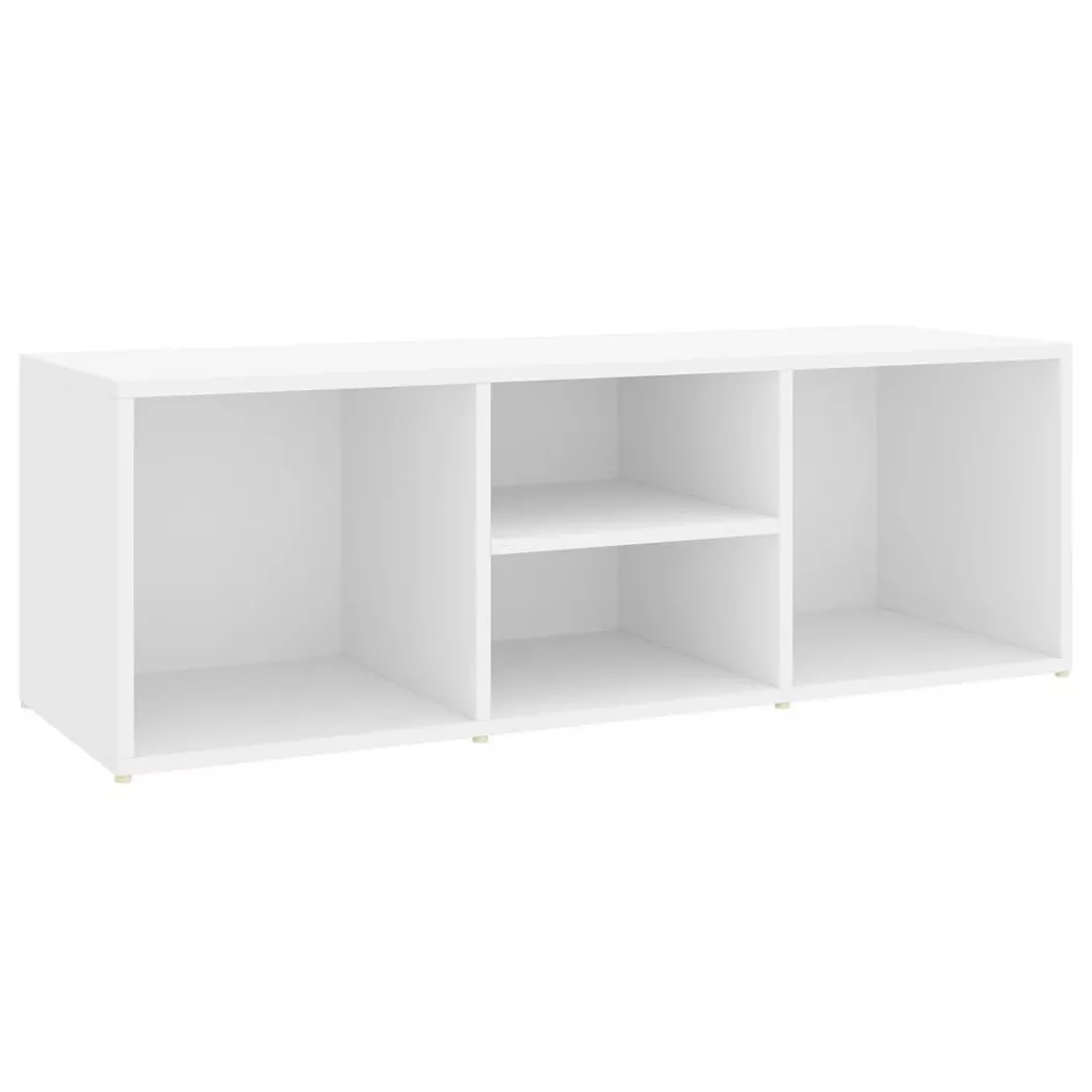 Banc à chaussures Blanc 105x35x35 cm Aggloméré