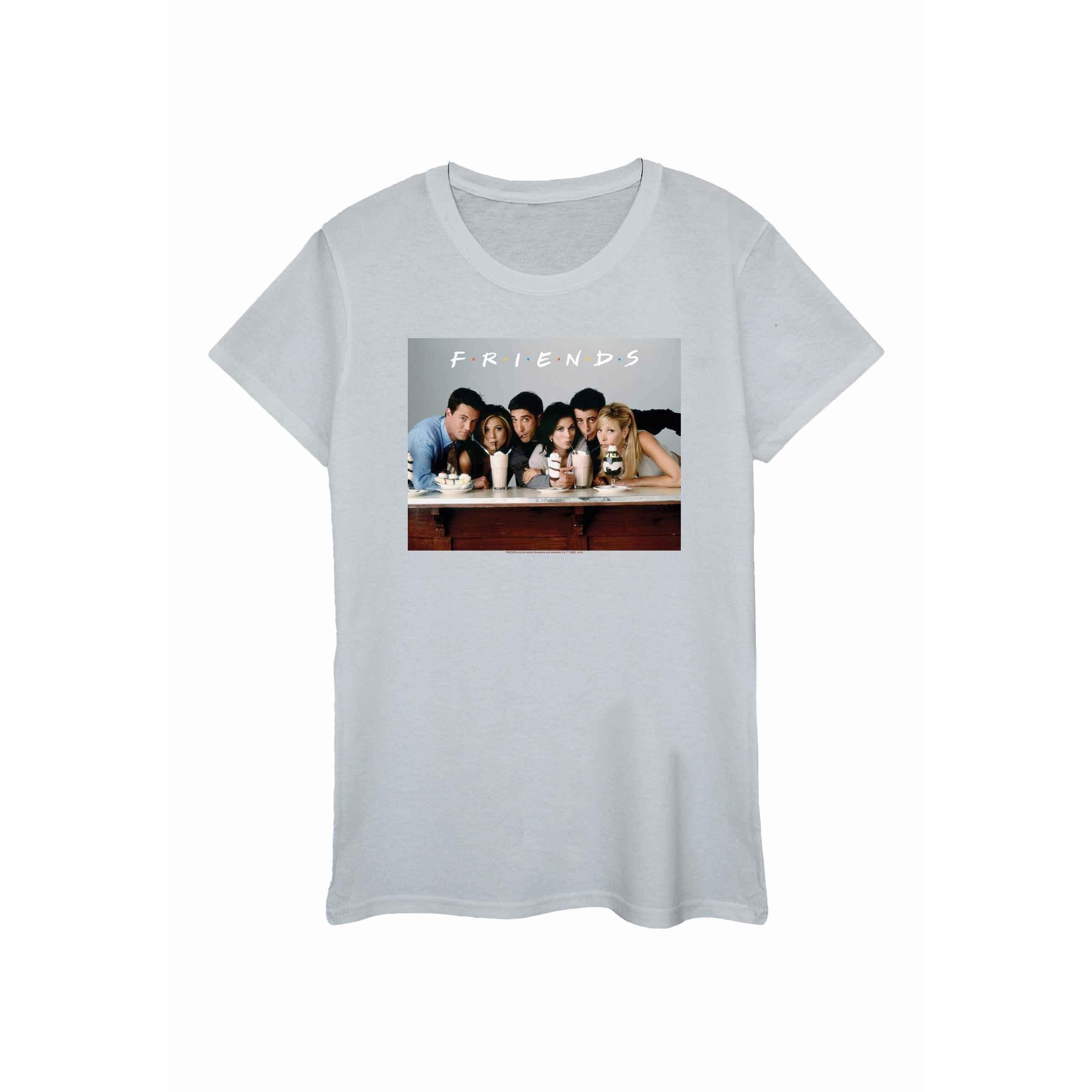 Image of Group Photo Milkshakes Tshirt Damen Grau XL