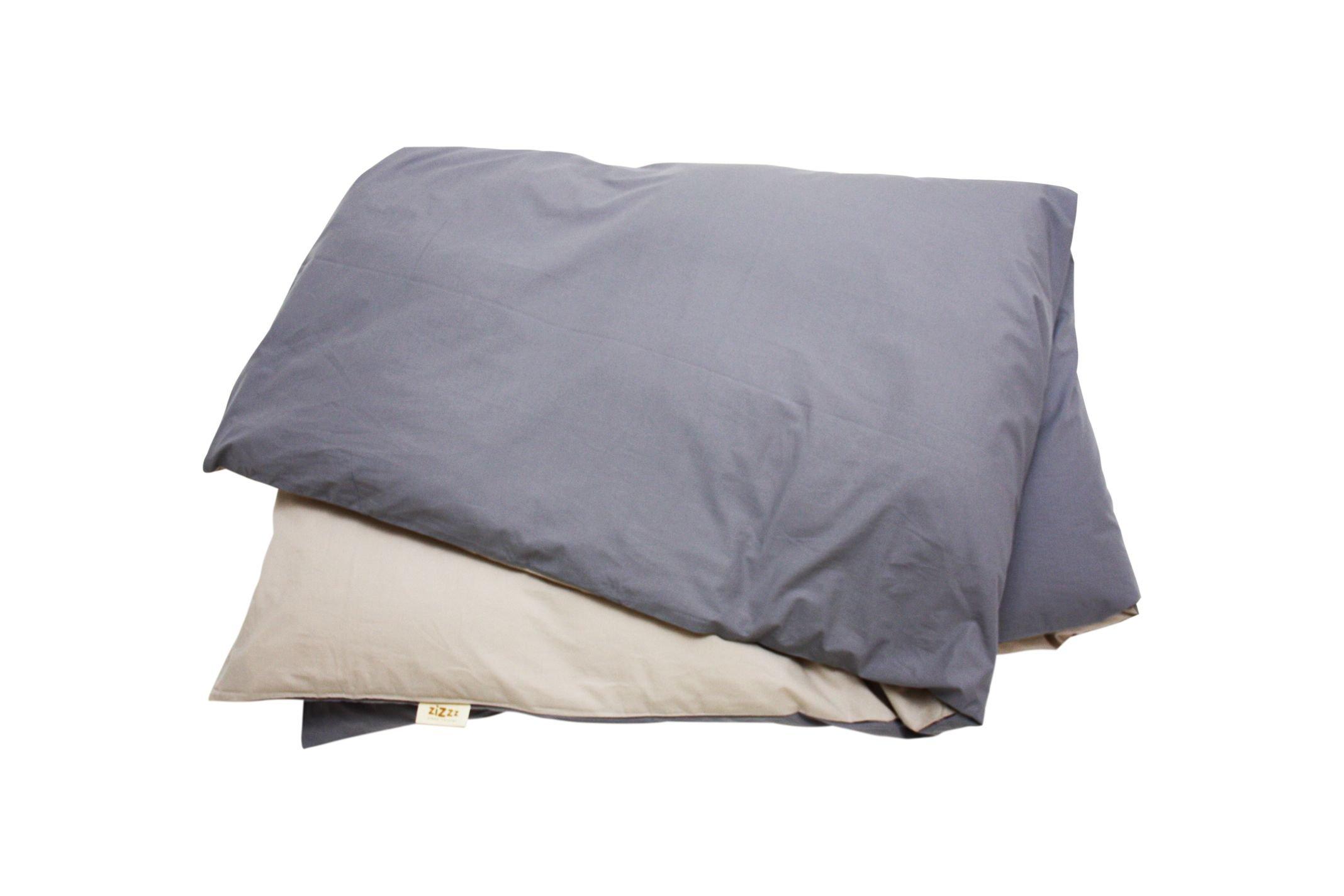 Zizzz Housse de couette en percale coton bio 240x240 cm  