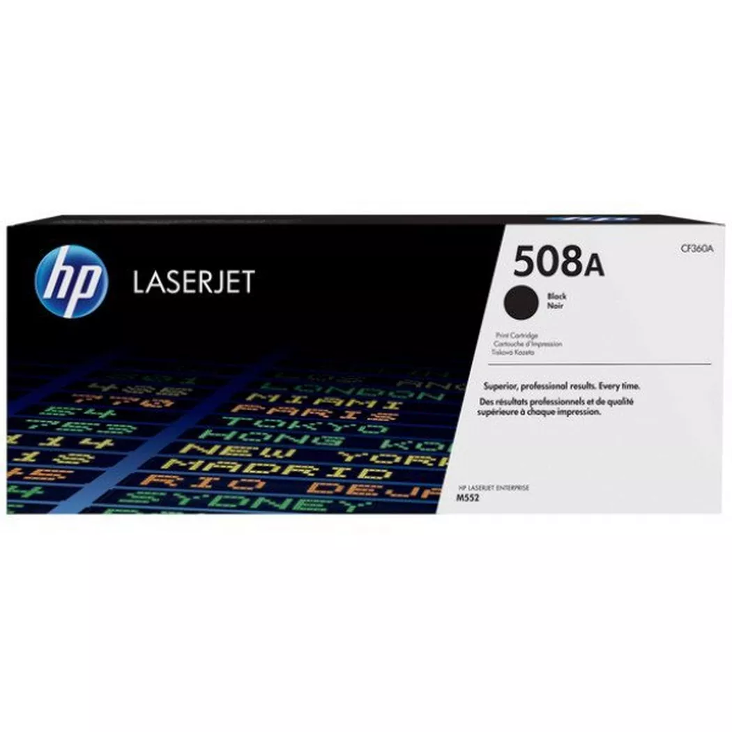 Hewlett-Packard – HP Toner-Modul 508A schwarz CF360A CLJ Enterprise M552 6000 S., Schwarz, One Size
