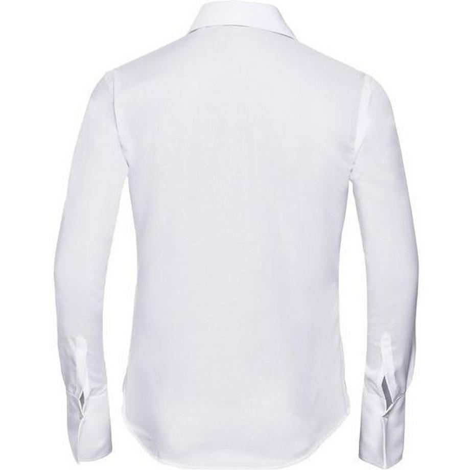 Russell Collection Camicia Maniche Lunghe Senza Stiratura  