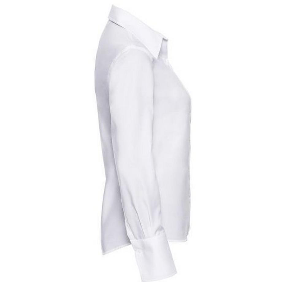 Russell Collection Camicia Maniche Lunghe Senza Stiratura  