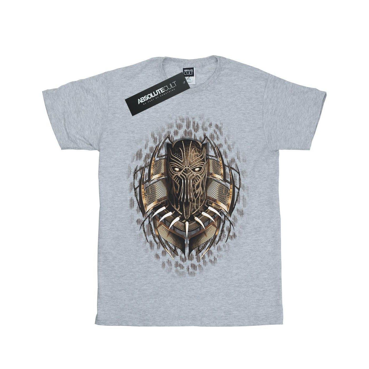 Image of Black Panther Gold Killmonger Tshirt Unisex Grau 140/146