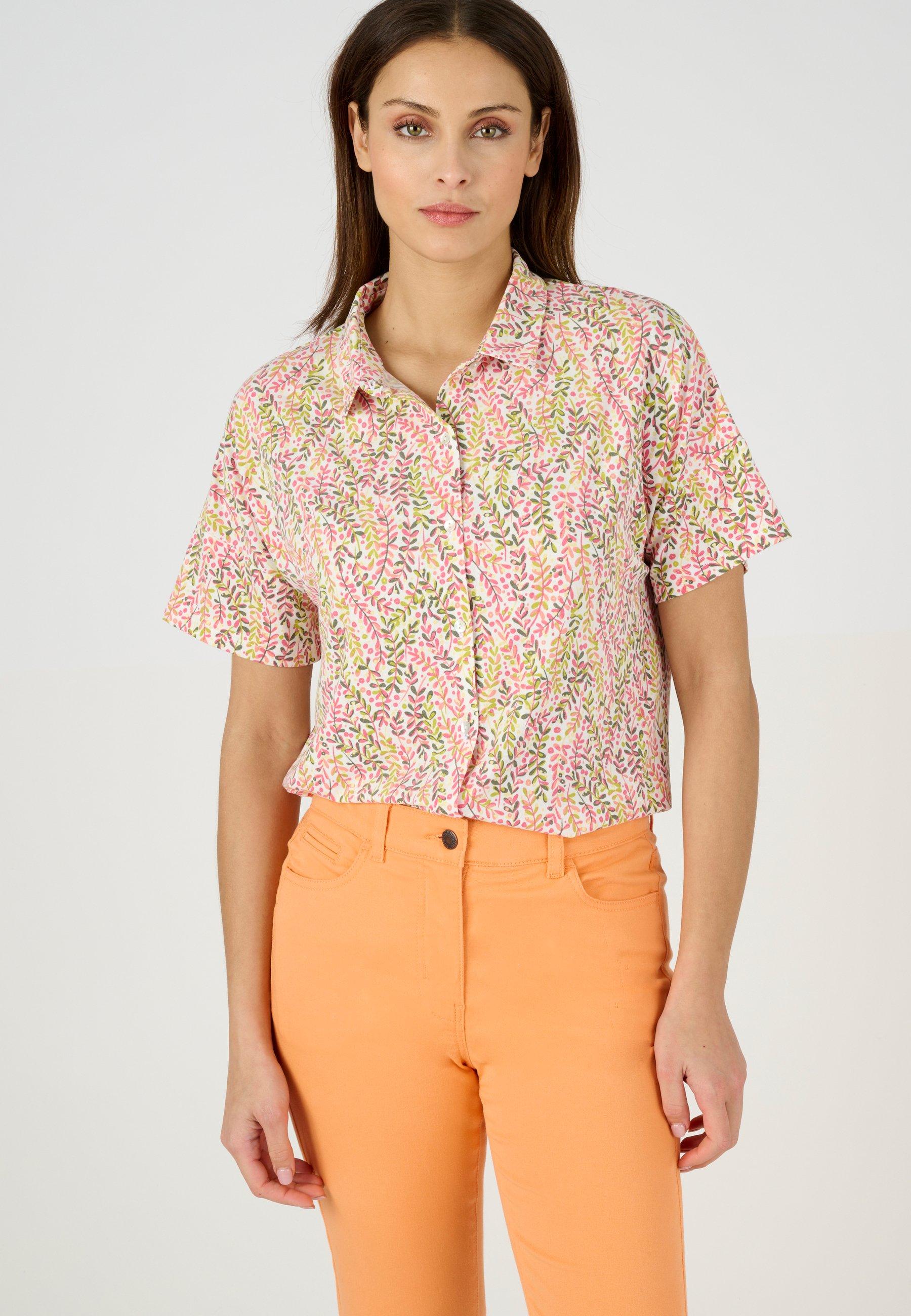 Image of Bluse Aus Climatyl-gewebe. Damen Rosa 34/36