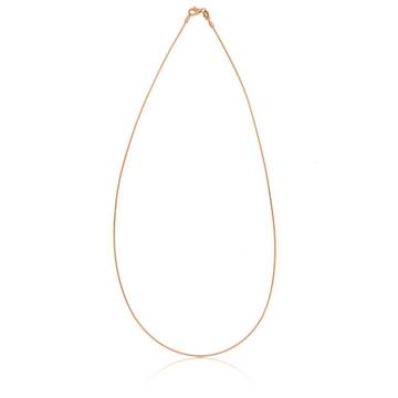 Collier Omega Glied Rotgold 750, 1mm, 45cm