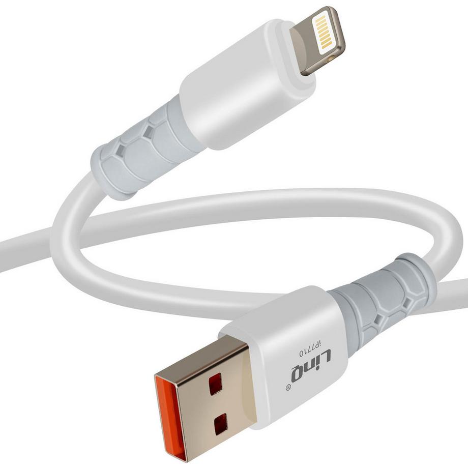 Avizar  Lightning Kabel 3A 1.2m LinQ Weiß 