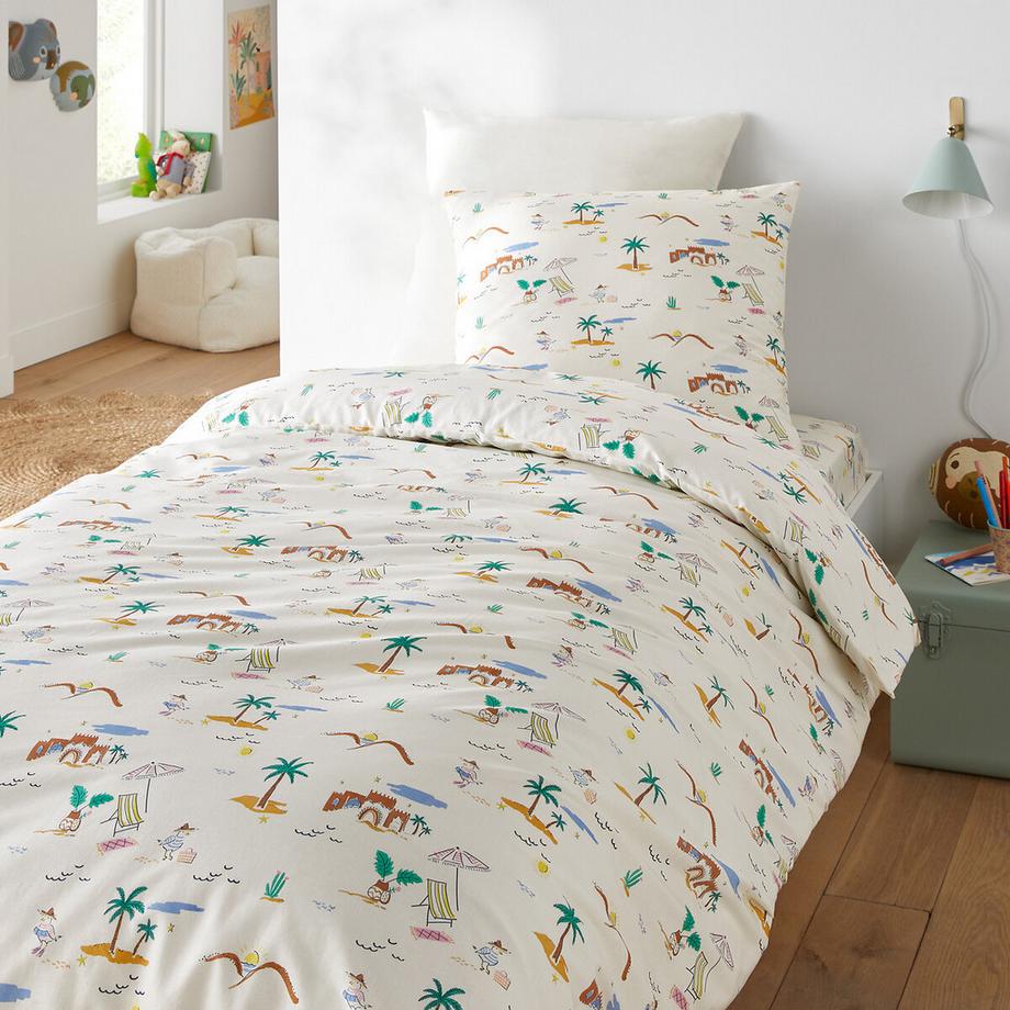 La Redoute Intérieurs Jadida Parure de lit 50% coton recyclé taie carrée  