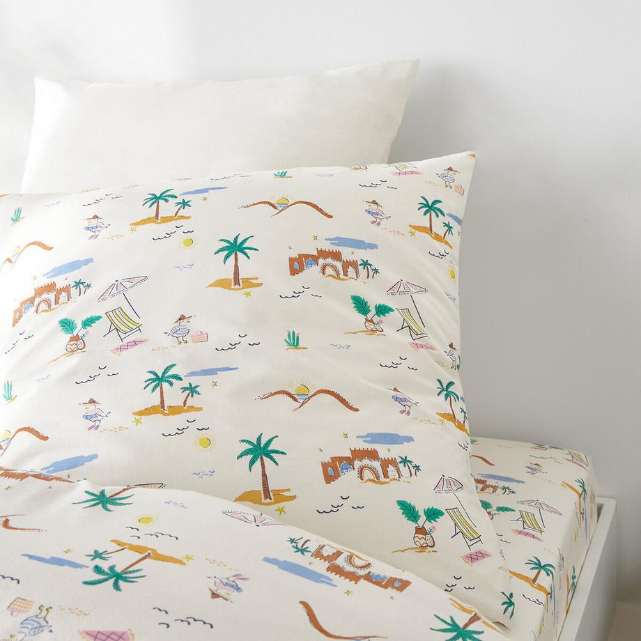 La Redoute Intérieurs Jadida Parure de lit 50% coton recyclé taie carrée  