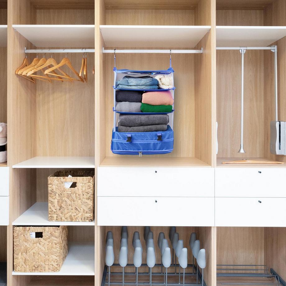 Northix  Organisateur de voyage suspendu 4 compartiments 