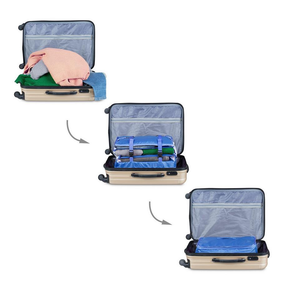 Northix  Organisateur de voyage suspendu 4 compartiments 