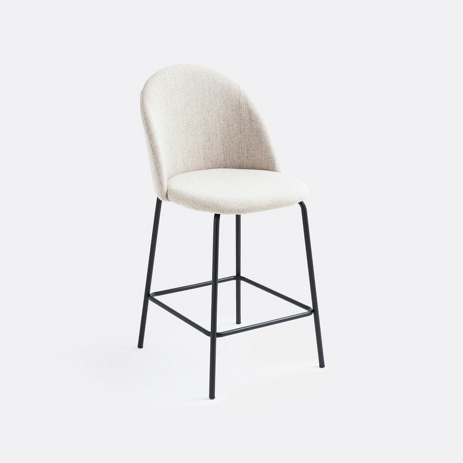 La Redoute Intérieurs 2er-Set Barstühle aus meliertem Stoff  