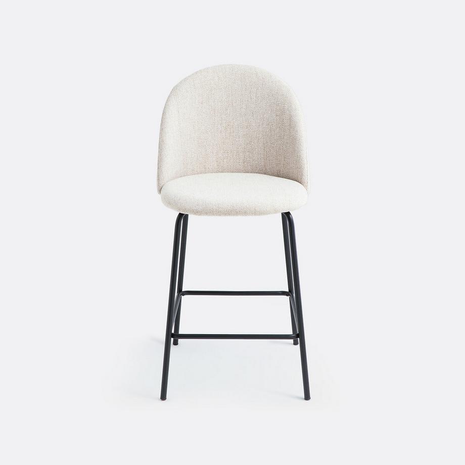La Redoute Intérieurs 2er-Set Barstühle aus meliertem Stoff  