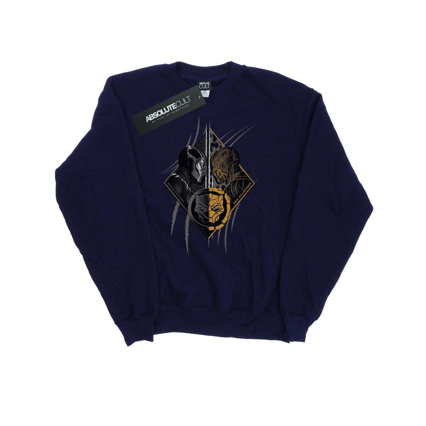 Image of Black Panther Vs Killmonger Sweatshirt Damen Marine M