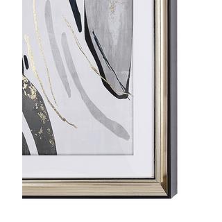 Beliani Imprimé mural encadré en Papier Moderne HIDMO  