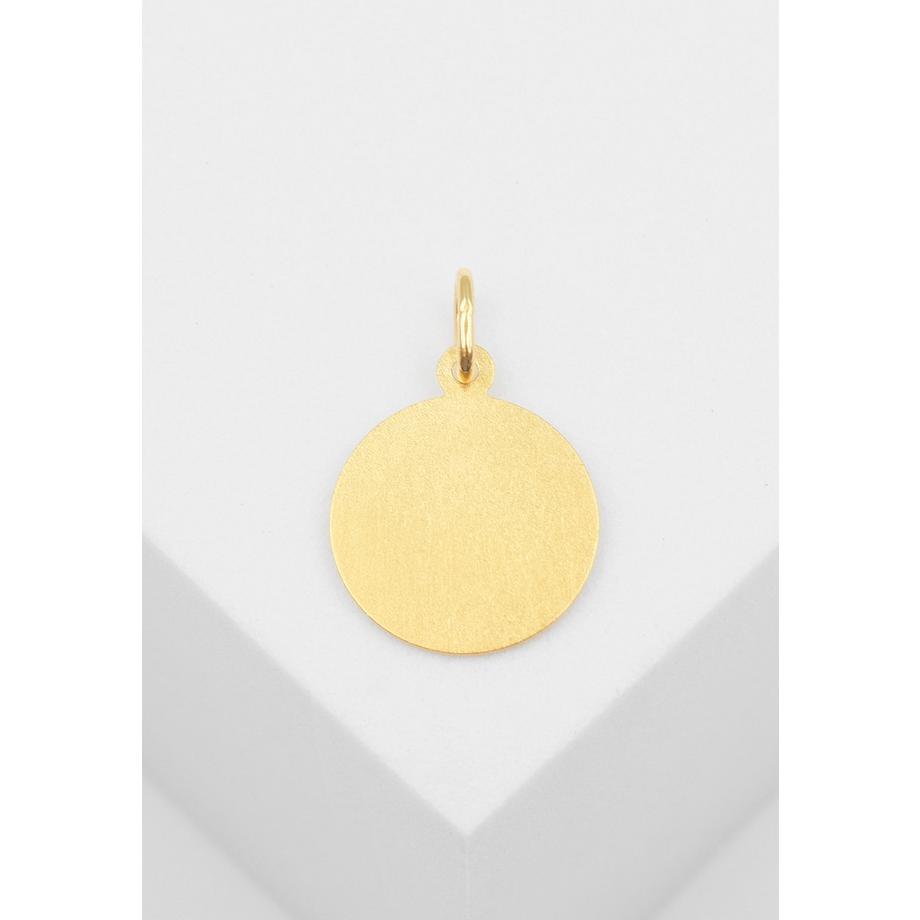 MUAU Schmuck  Anhänger Schutzengel Gelbgold 750, 17x12mm 