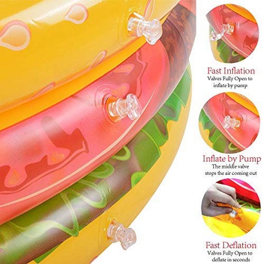 Activity-board  Planschbecken, Kinderbecken, Wassermelonen-Hamburger-Eis, aufblasbarer Pool 