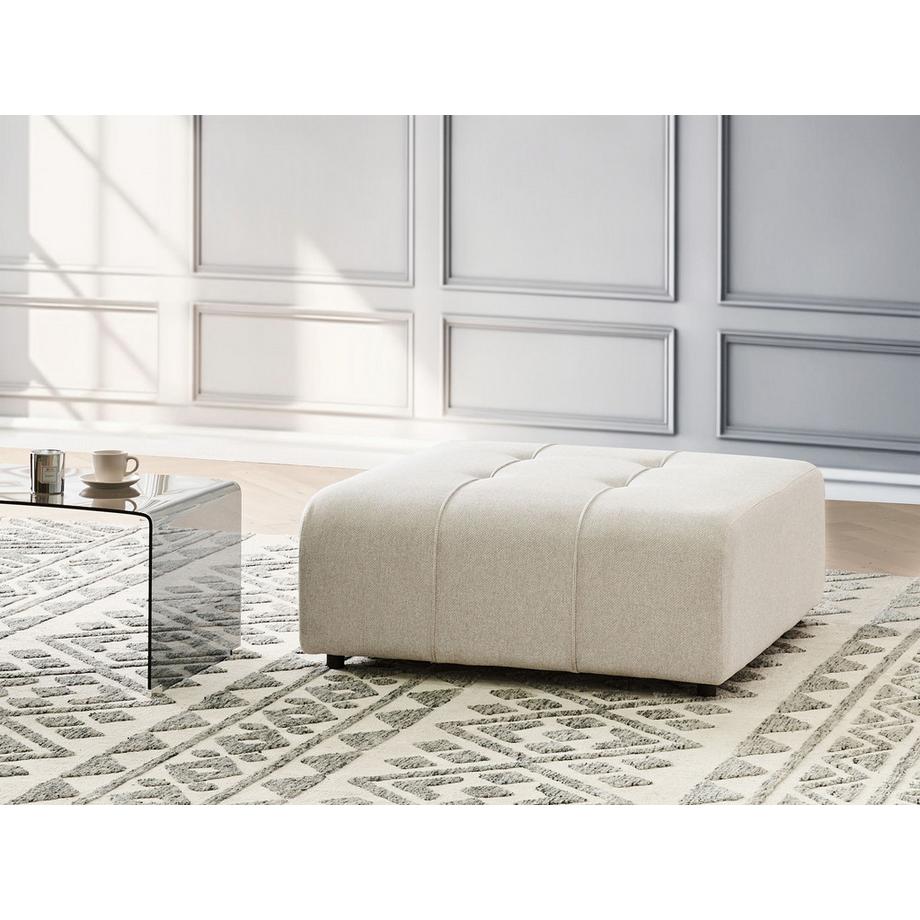 Beliani Ottoman en Tissu Moderne INNVIK  