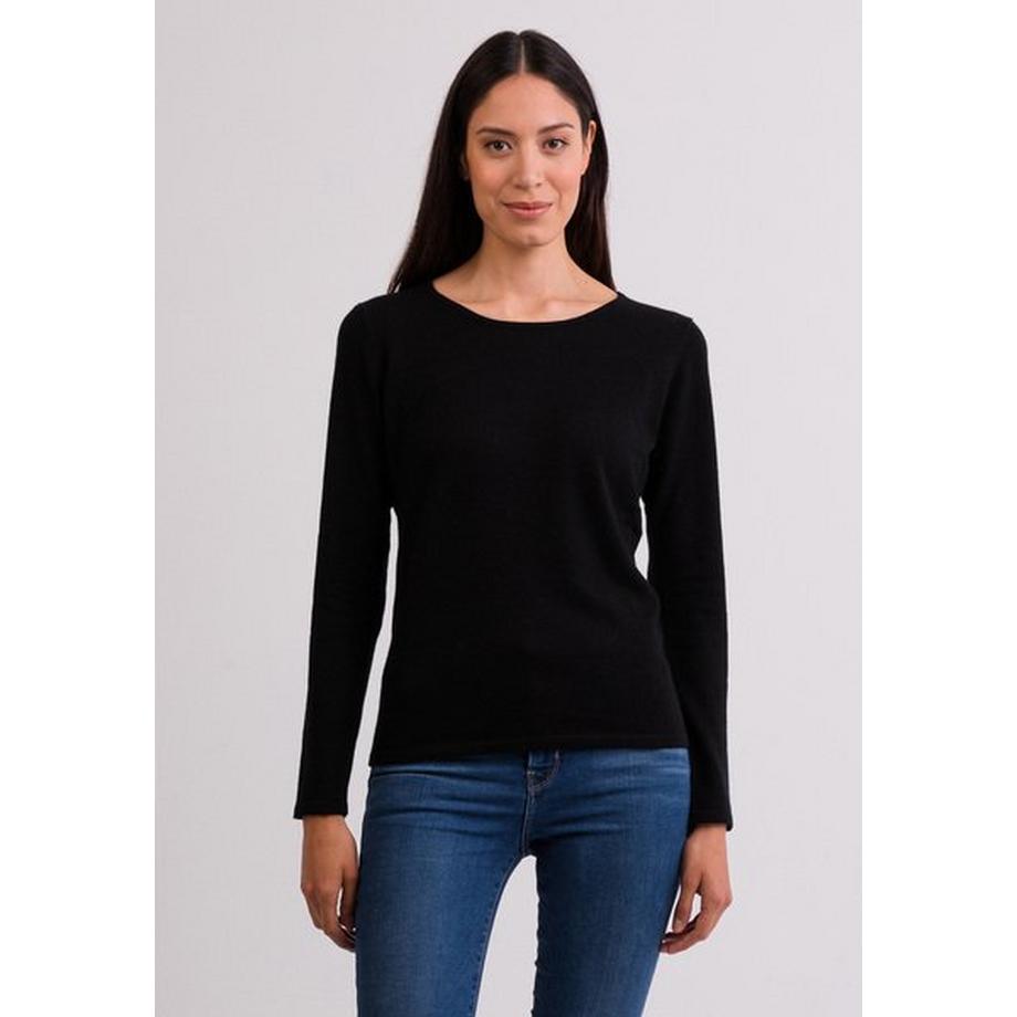 CASH-MERE.CH Kaschmir Rundhals Pullover  