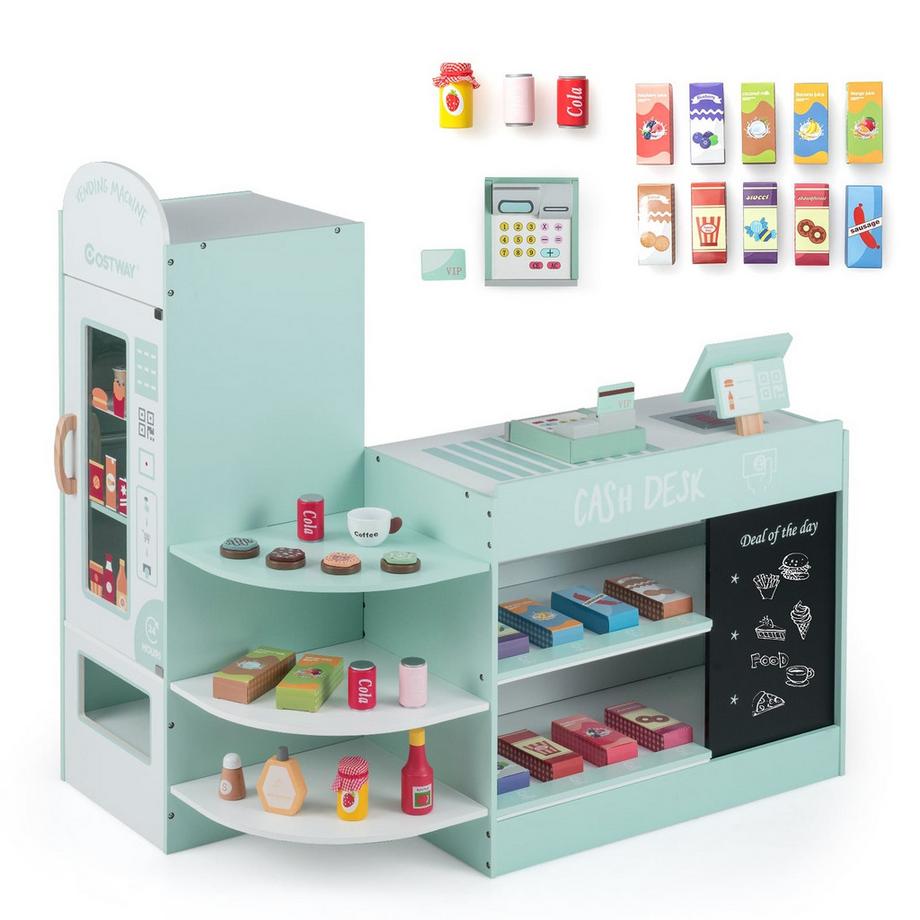 Supermarché pour enfants avec caisse enregistreuse