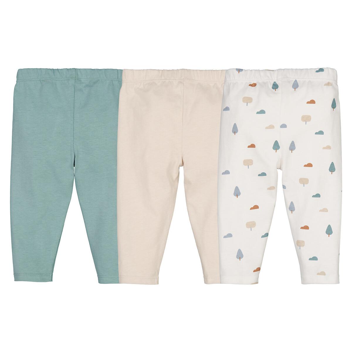 La Redoute Collections  Lot de 3 leggings en jersey 