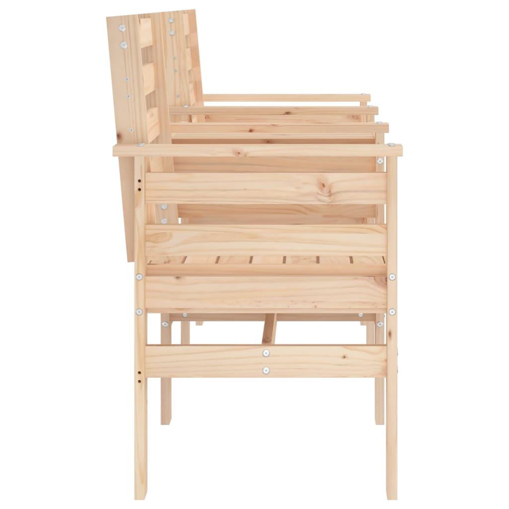 VidaXL Banc de jardin bois de pin  