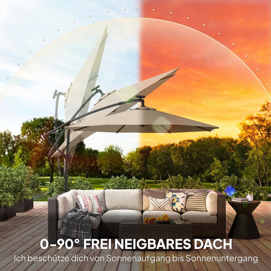 Outsunny Ampelschirm  