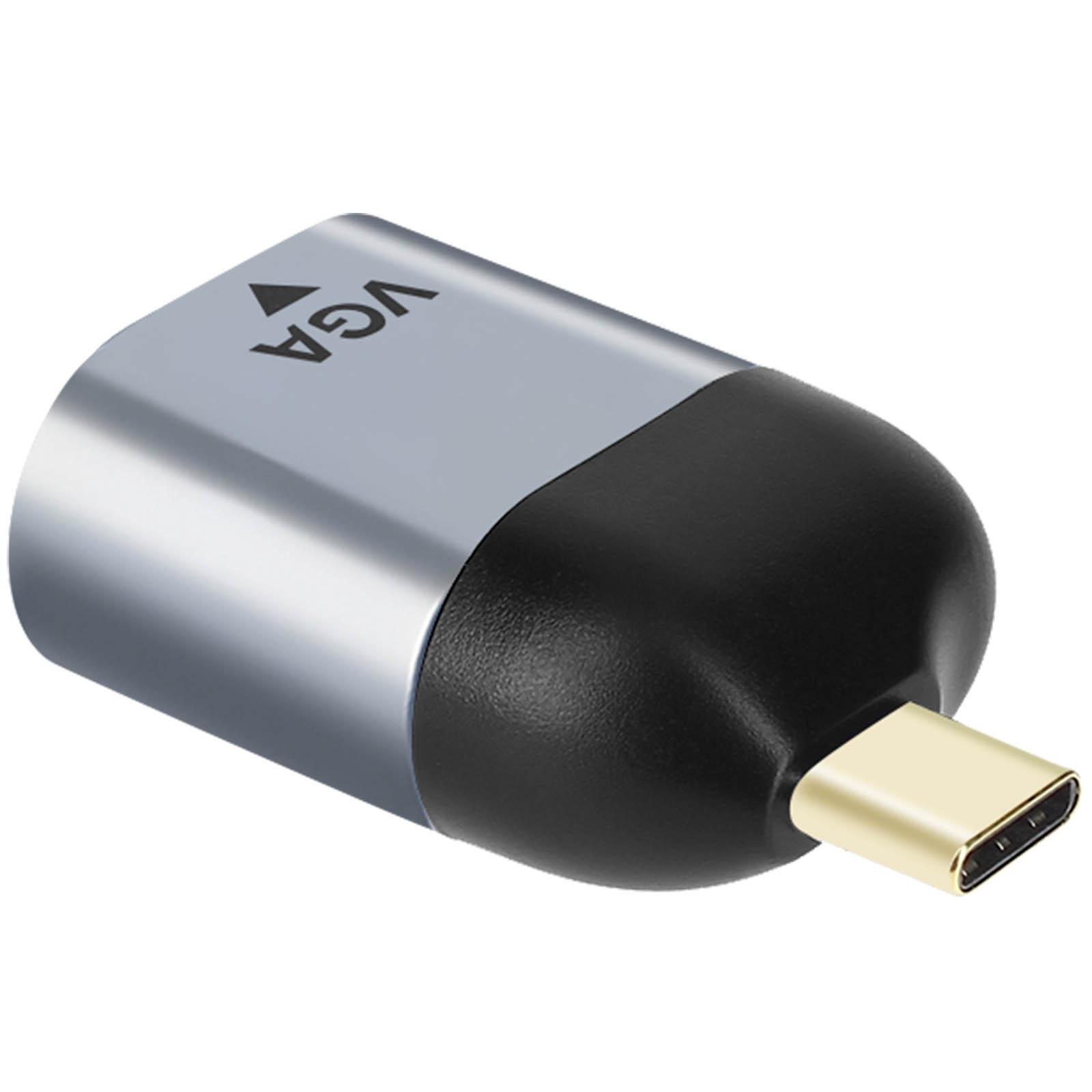 Avizar  Adattatore da USB-C a VGA grigio 