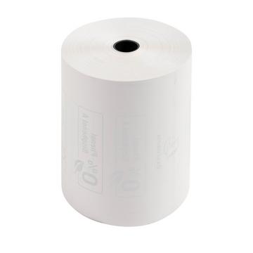 Rotoli carta per bilancia 80x56mm - 44m - 1 copia carta termica 48 gr - Senza fenolo x 30