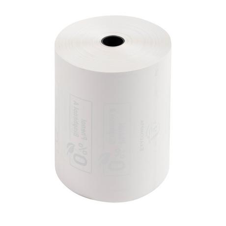 Exacompta Rotoli carta per bilancia 80x56mm - 44m - 1 copia carta termica 48 gr - Senza fenolo x 30  