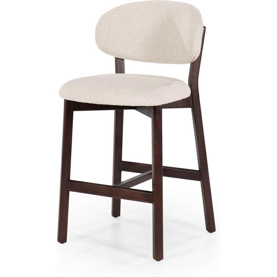 mutoni Chaise de bar Mikky marron - Moon beige  